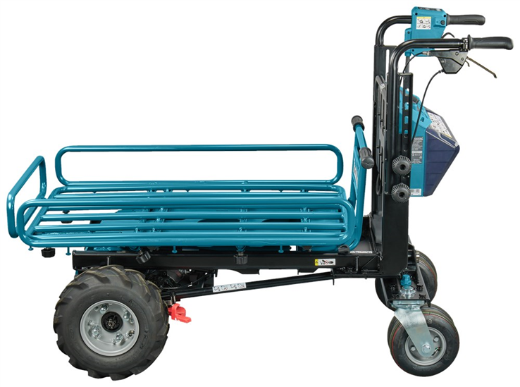 accu kruiwagen met rek makita