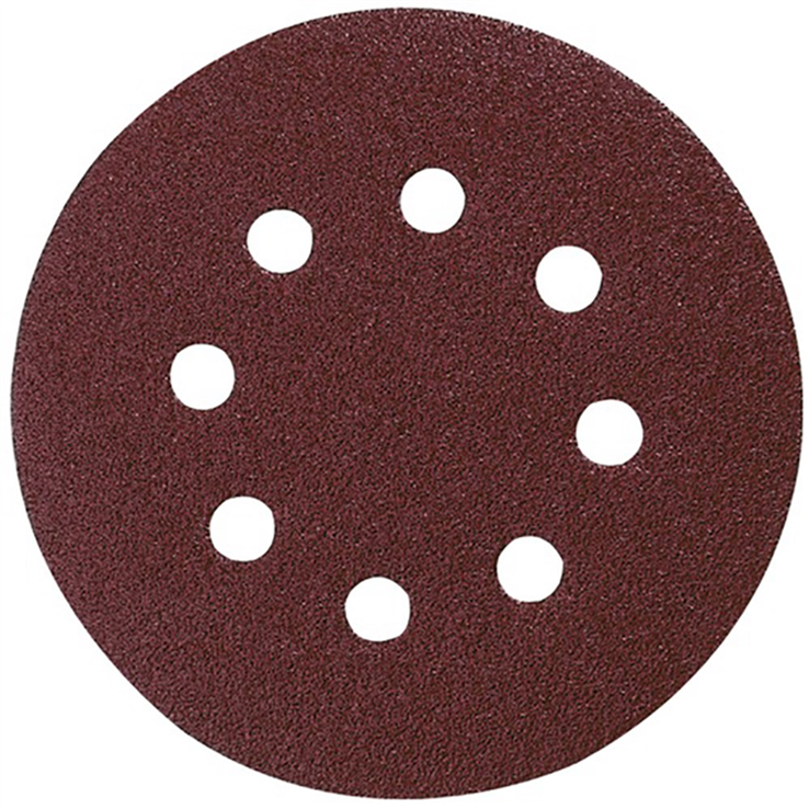 schuurschijf rood velcro makita