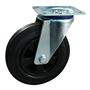 zwenkwiel zwart volrubber-2