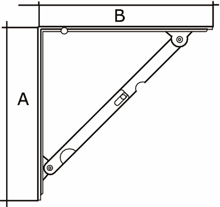 plankdrager staal inklapbaar wit