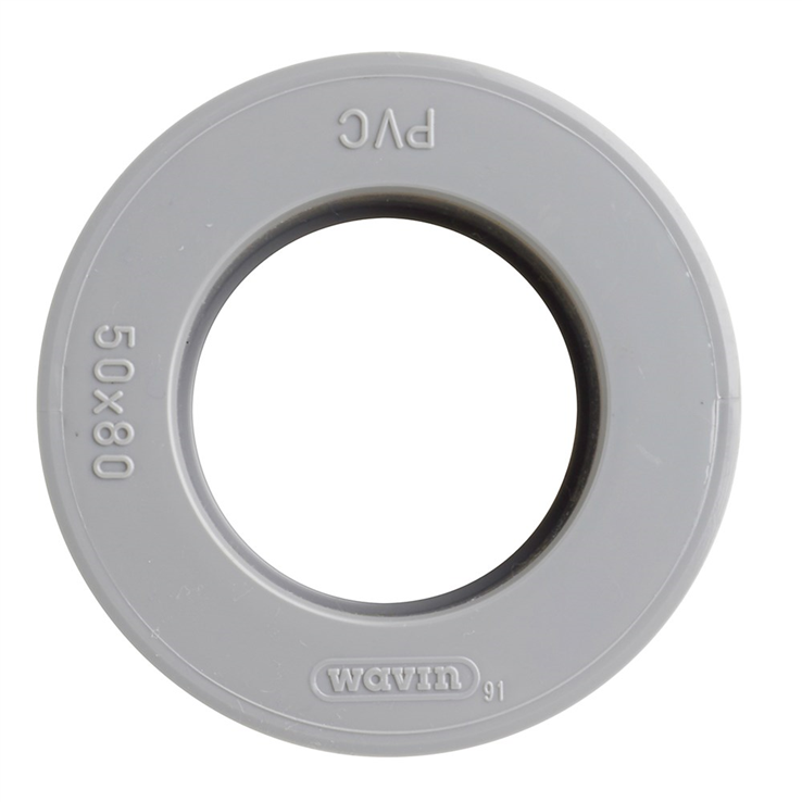 verloopring centrisch pvc grijs rwa