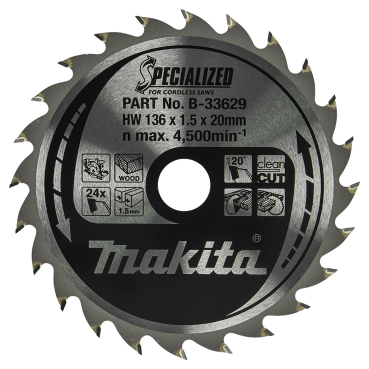 cirkelzaagblad makita