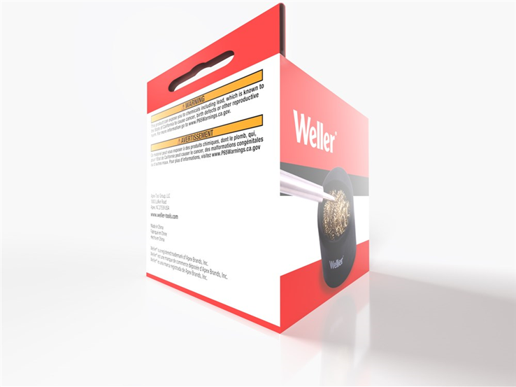 messingwol met houder weller