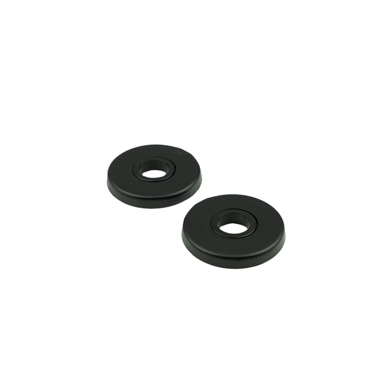deurkrukrozet aluminium mat zwart oxloc