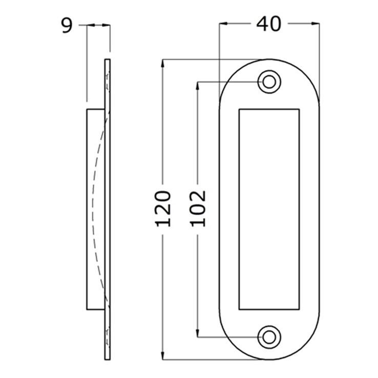 schuifdeurkom aluminium f1 hermeta