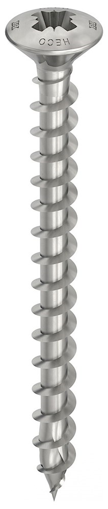 Spaanplaatschroef Rvs A2 Heco - 4.0X 30MM LK PZ2