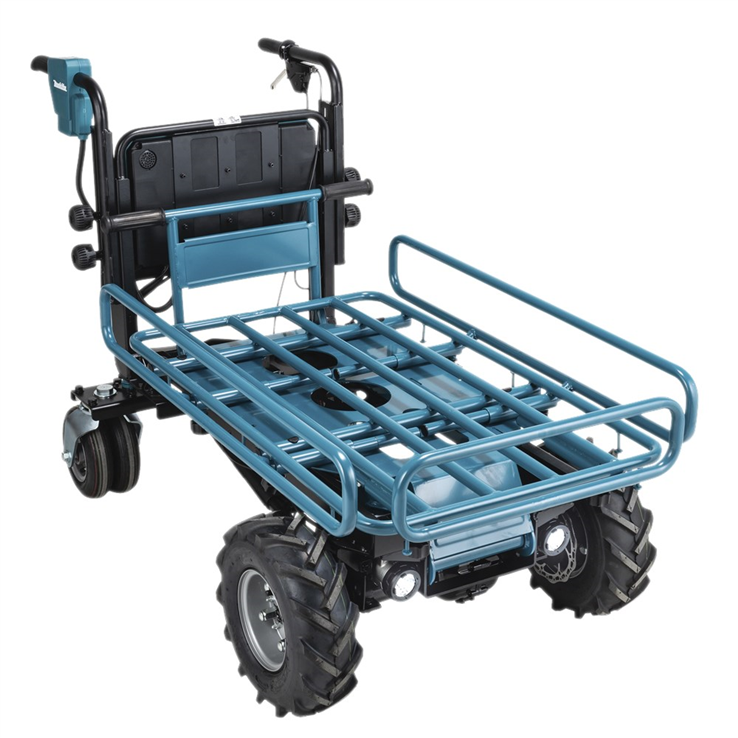 accu kruiwagen met rek makita