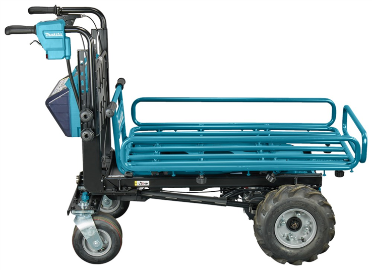 accu kruiwagen met rek makita