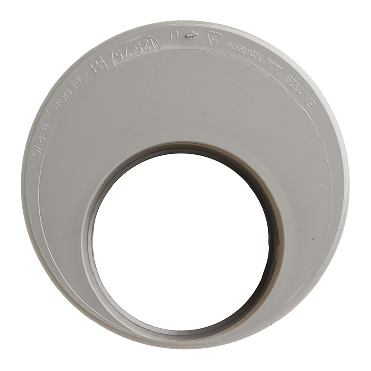 verloopring excentrisch pvc grijs rwa
