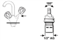 kraanbovendeel carbodur grohe-5