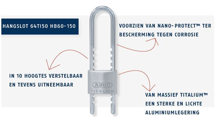 hangslot titalium abus