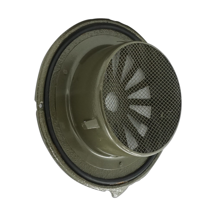 ventilatierooster aluminium brons weha