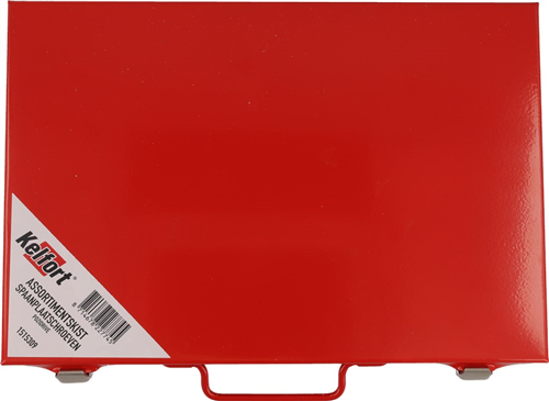 Assortimentskoffer Metaal Rood Kelfort - 330X234X47MM POZIDRIV BASIC-PRO
