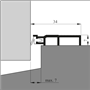 slijtdorpelstrip aluminium ellen met lip-6