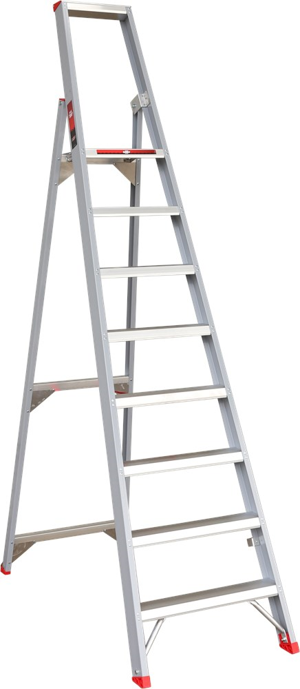 plateautrap aluminium ongecoat kelfort
