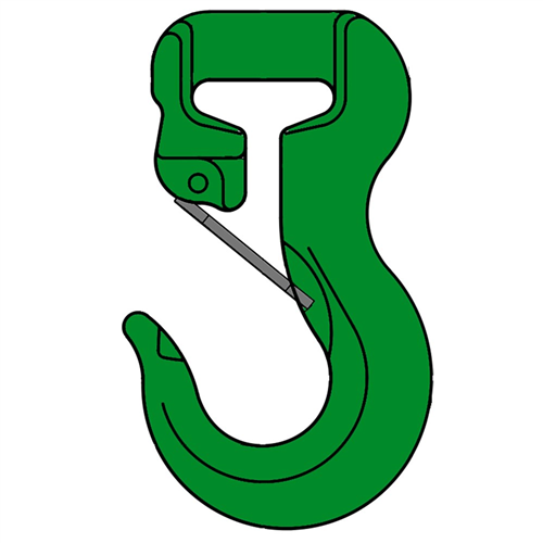 Lasthaak Deltalock - 2 TON GROEN