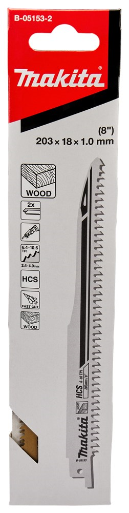 reciprozaagblad makita for wood