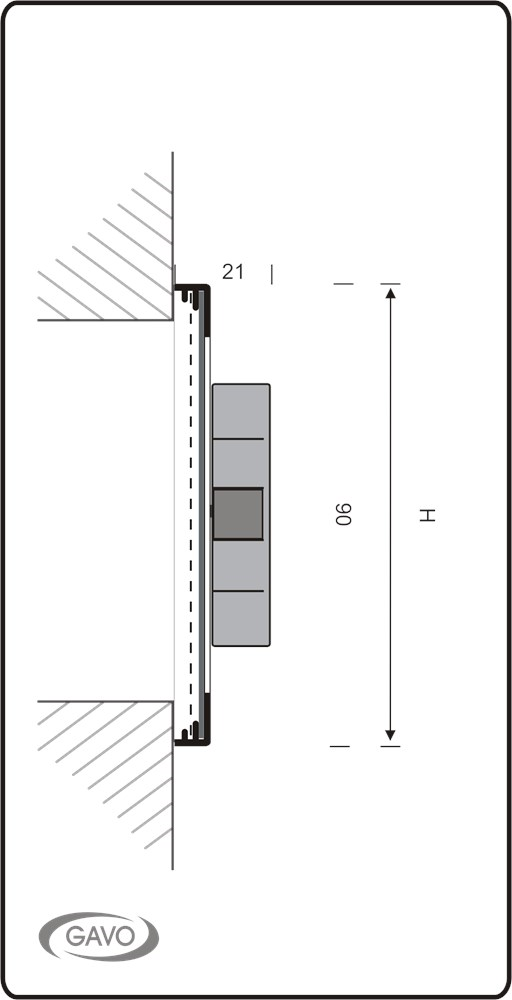 schuifrooster aluminium wit gavo