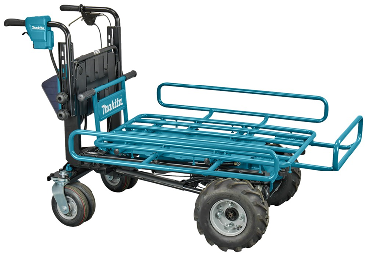 accu kruiwagen met rek makita