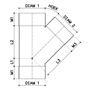 T-stuk pvc grijs rwa-4