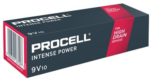 Batterijen Blok Procell Intense - 6LR61 9V  SET à 10 STUKS