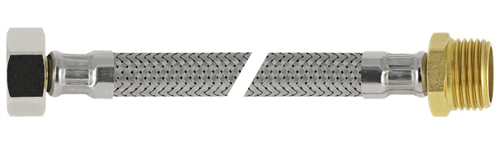 Slang Flexibel Rvs - 3/8'' BI X 3/8'' BU 350MM
