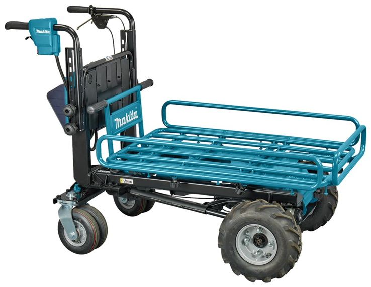 accu kruiwagen met rek makita