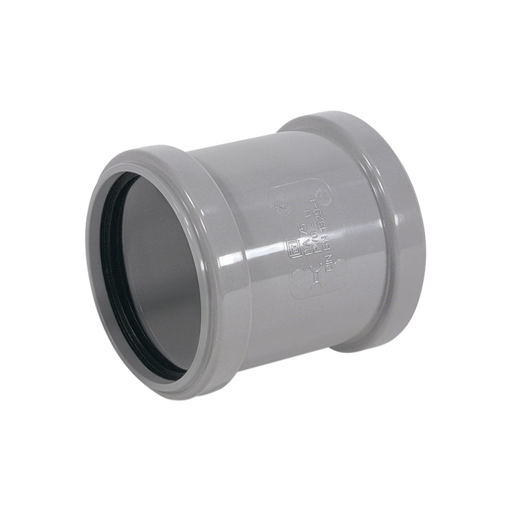 overschuifmof pvc grijs rwa
