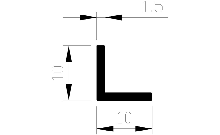 hoekprofiel aluminium brute