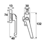 raamsluiting aluminium f1 axa-7