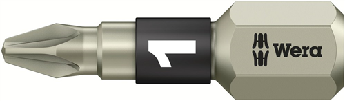 Schroefbit Pozidriv Rvs Wera - 3855/1 TS PZ1 25MM 1/4''