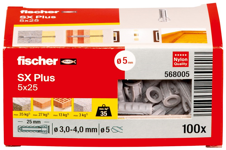 plug nylon fischer