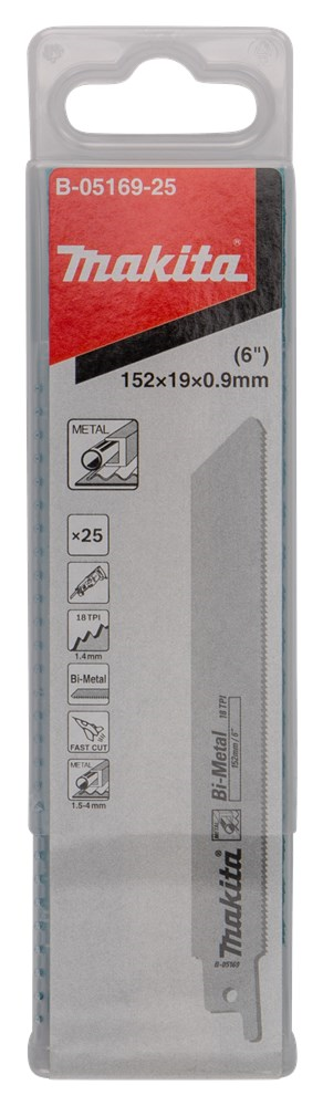 reciprozaagblad makita for bi-metal