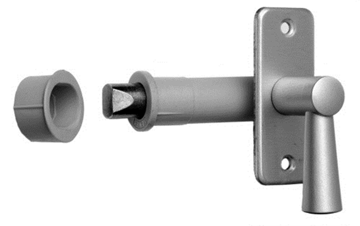 insteekgrendel aluminium f1 nemef
