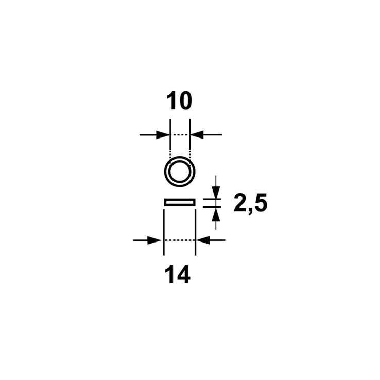 opvulring nylon zwart axa