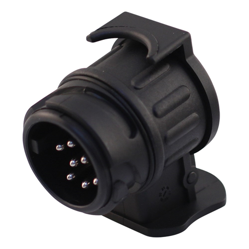 Verloopadapter Mini Voor Aanhangwagen - ZWART 12V