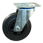 zwenkwiel zwart volrubber-2