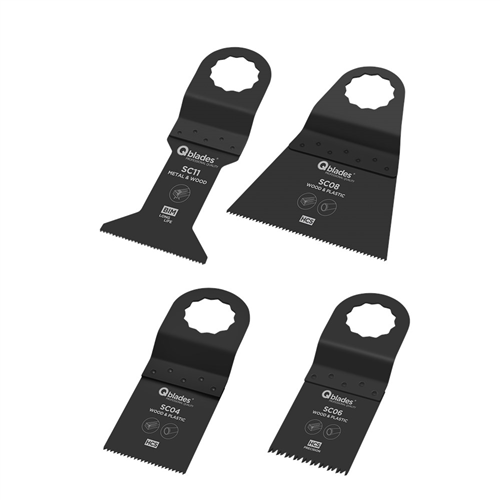 Multizaagbladenset Qblades Sc12k - SC92 SET à 4 ST