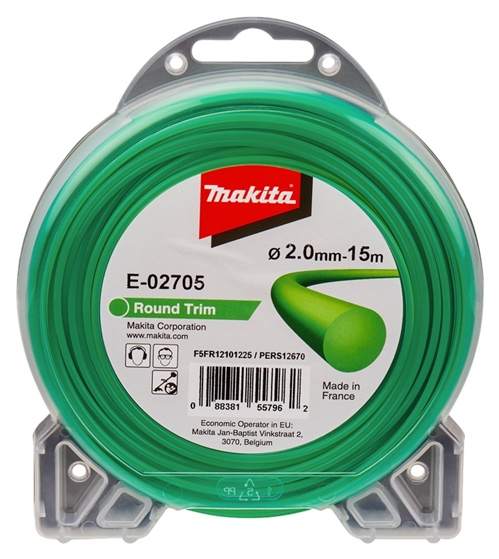 Maaidraad Makita - ROND 2.0MM  15M GROEN
