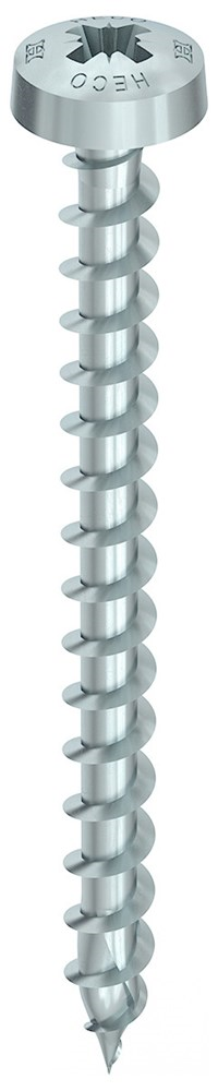 Spaanplaatschroef Verzinkt Heco - 4.0X 20MM CK PZ2