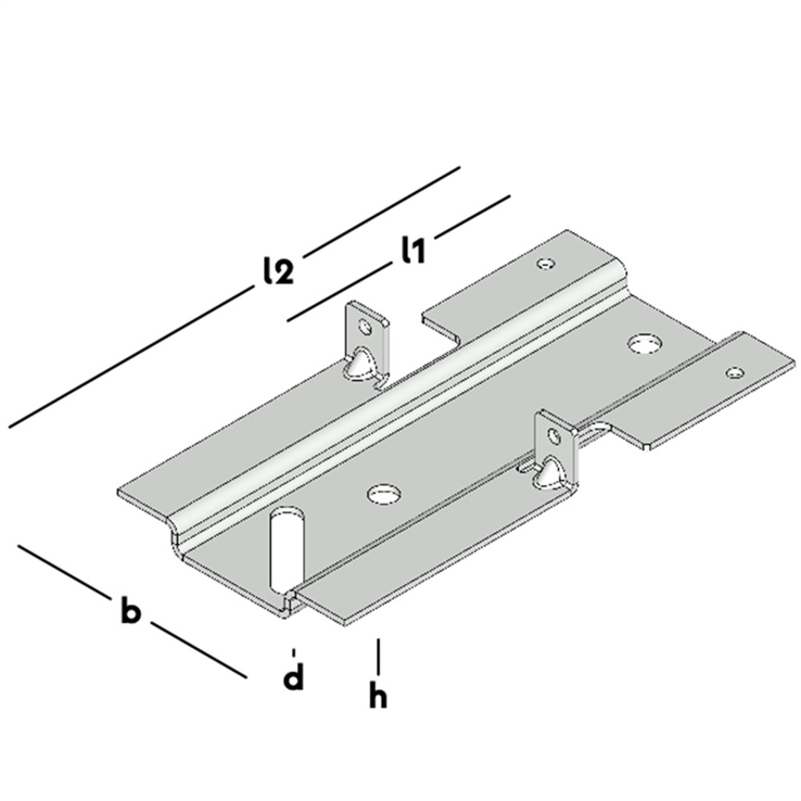 vloer hsb-strip met lip sv