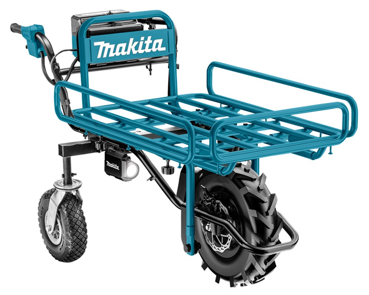 accu kruiwagen met rek makita