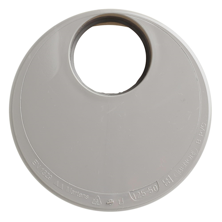 verloopring centrisch pvc grijs rwa