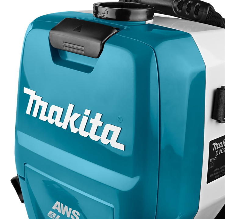 accu rugstofzuiger makita