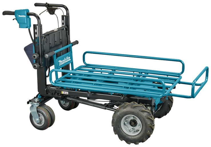 accu kruiwagen met rek makita