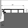 slijtdorpelstrip aluminium ellen met lip-6