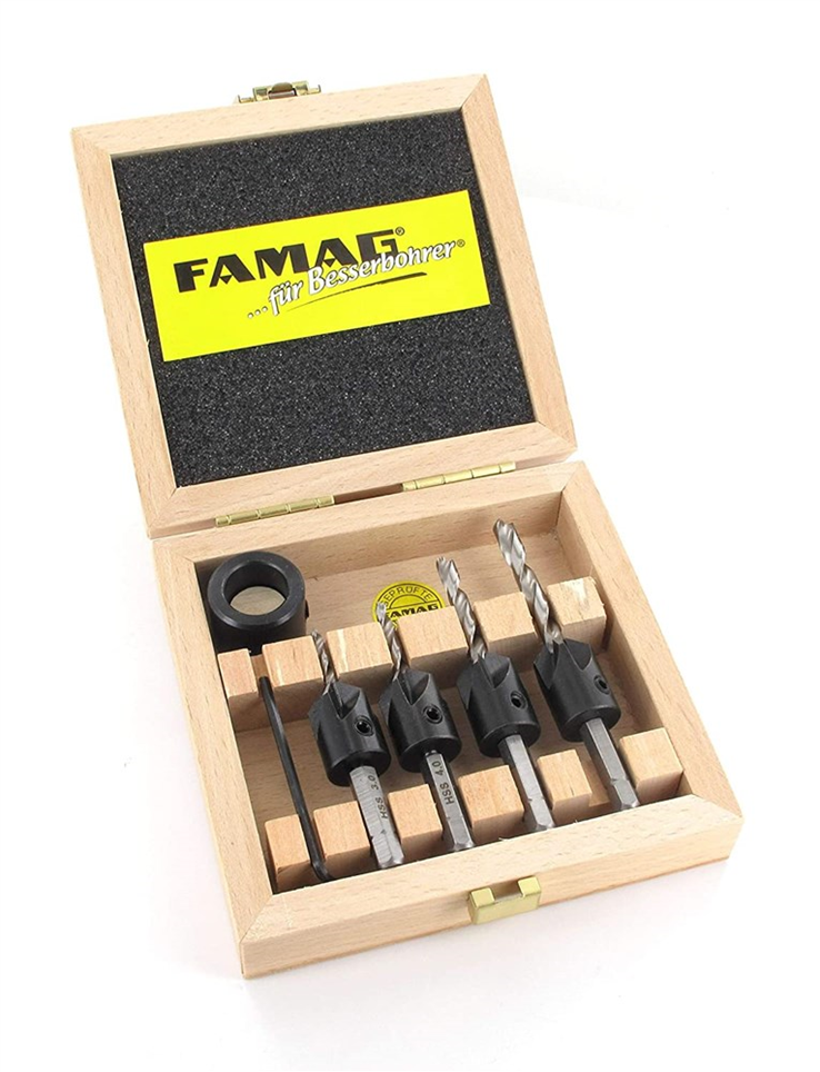 opsteekverzinkboorset ws famag