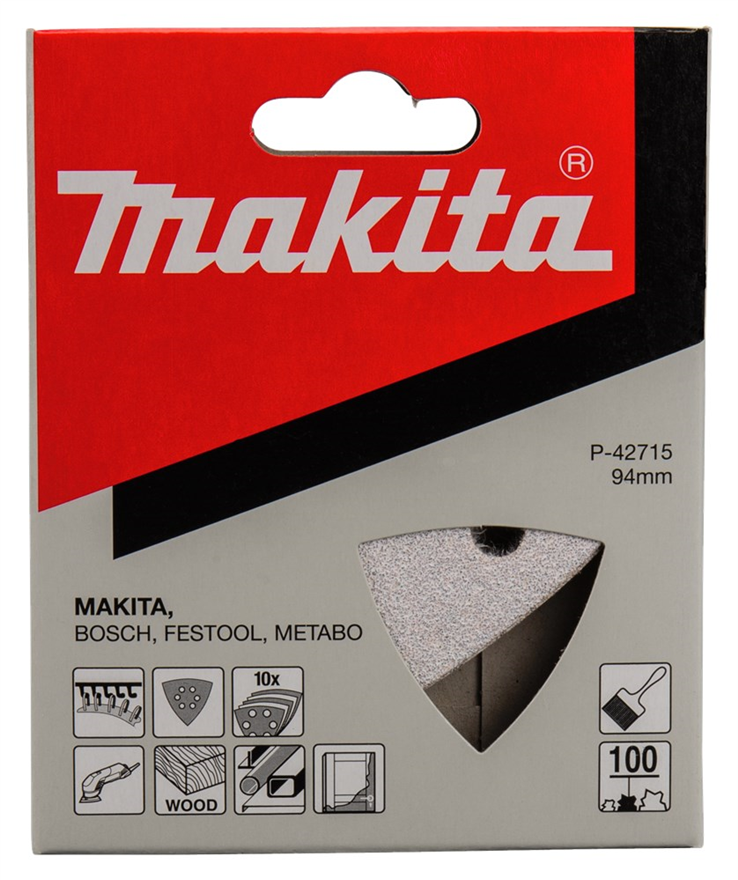 schuurpapier delta white velcro makita