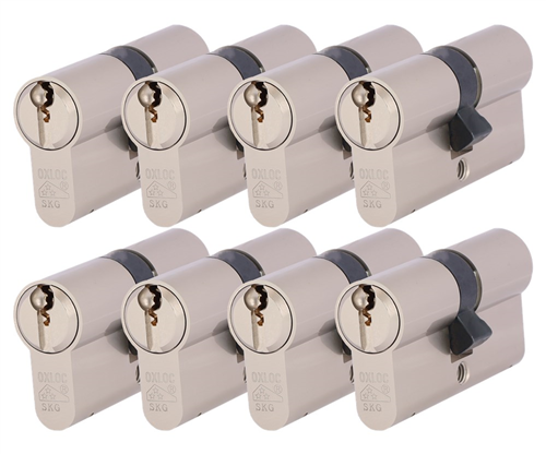 Profielcilinders Heel Oxloc Skg*** - O7 30T30 SET à 8 STUKS