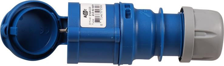 contrastekker cee blauw/grijs kelfort